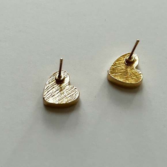 🍂Sweet Heart Earrings. Cheetah, Brown or Ivory with Gold. - Picture 12 of 12